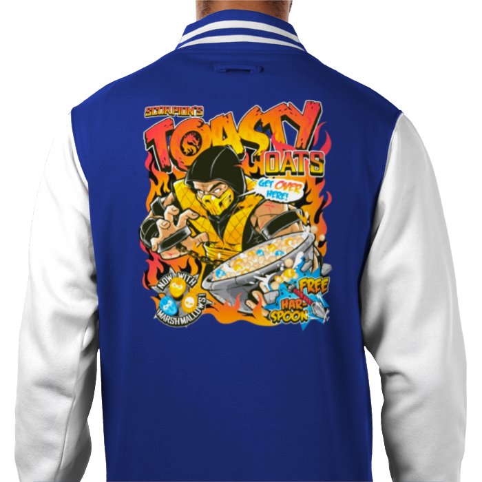 Mortal Kombat - Scorpions Toasty Oats Varsity Jacket