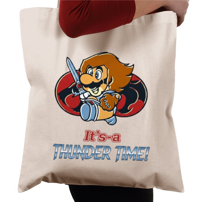 Super Mario Bro's x Thundercats - Its A Thunder Time Tote Bag
