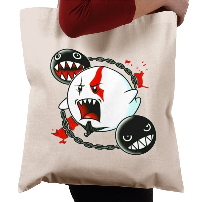 Super Mario Bro's x God Of War - God Of Ghosts Tote Bag