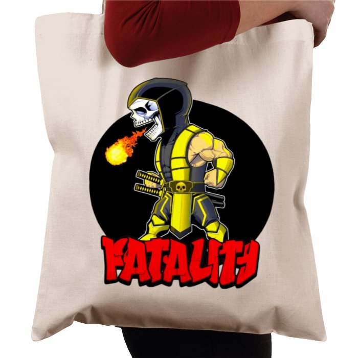 Mortal Kombat - Scorpion Fatality Tote Bag