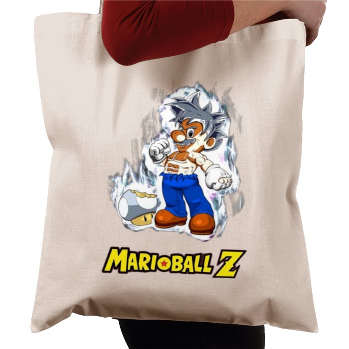Super Mario Bro's x Dragonball Z - Ultra Instinct Mario Tote Bag