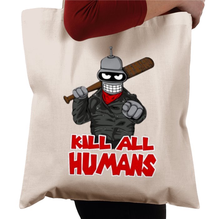 Futurama x The Walking Dead - Kill All Humans Tote Bag