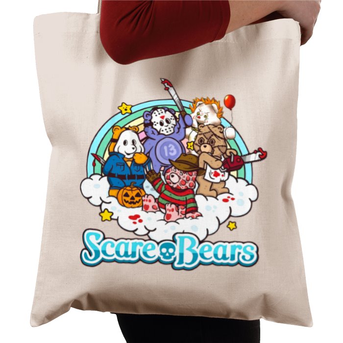 Scare Bears Tote Bag