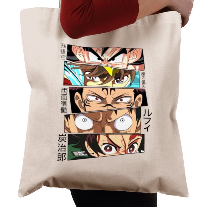Anime Eyes Tote Bag
