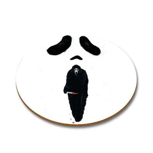 Scream - Ghost Face Round Coasters