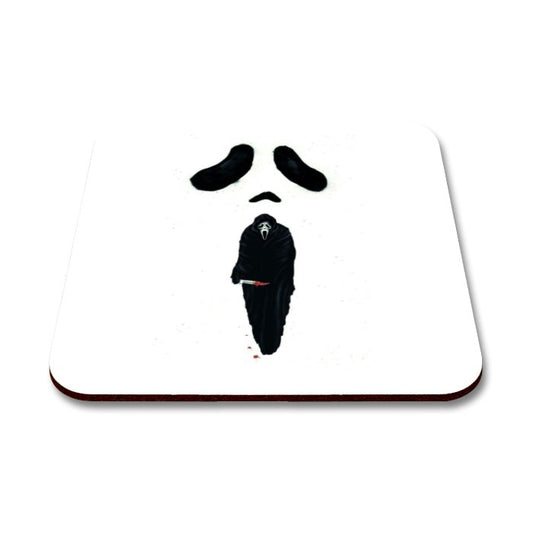 Scream Face Square Coaster