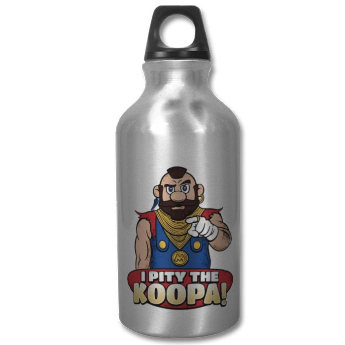 The A Team & Super Mario Bro's - I Pity The Koopa Water Bottle