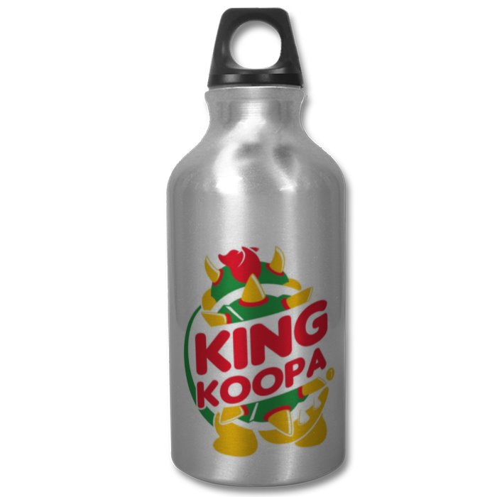 Super Mario Bro's & Burger King - King Koopa Water Bottle