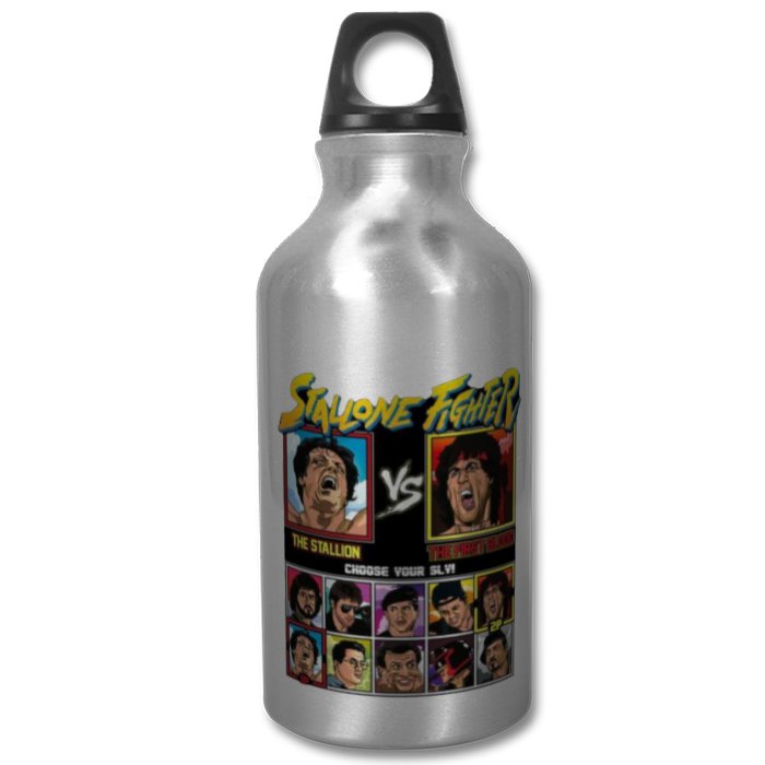 Sylvester Stallone & Street Fighter - Stallone Fighter Water Bottle