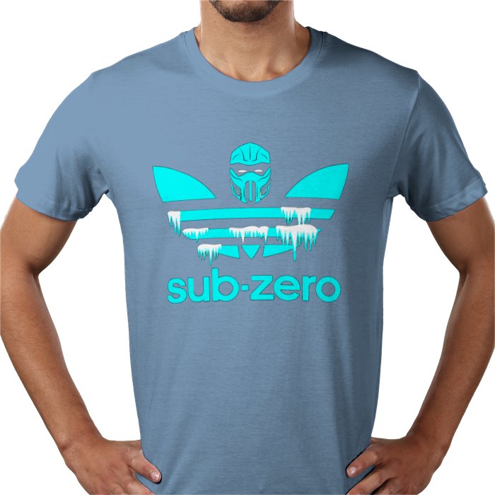 Mortal Kombat x Adidas — Sub-Zero Theme T-Shirt