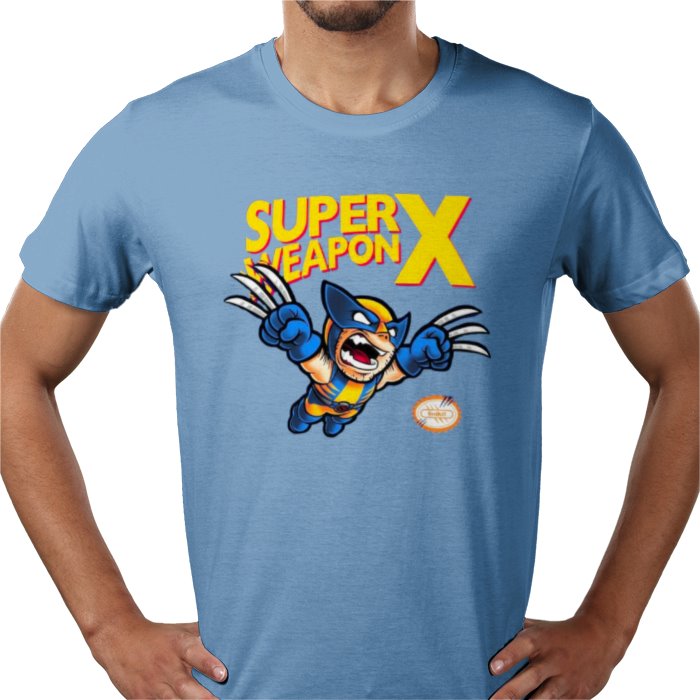 Super Mario Bro's & Wolverine - Super Weapon X T-shirt