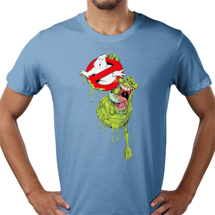 Ghostbusters - Slimer & Logo T-shirt