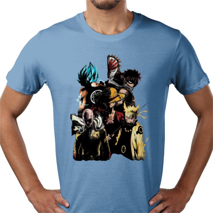 Anime - Heroes Crossover T-shirt