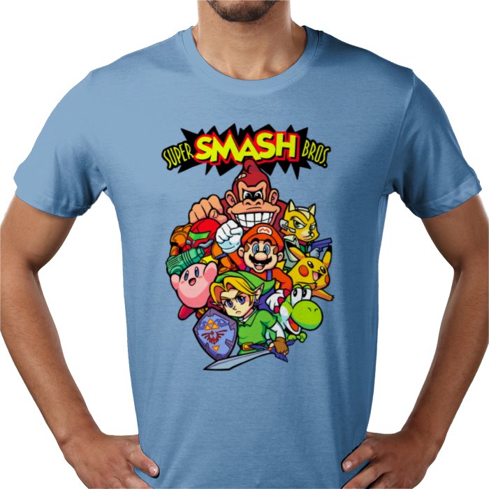 Super Smash Bros - Collage T-shirt