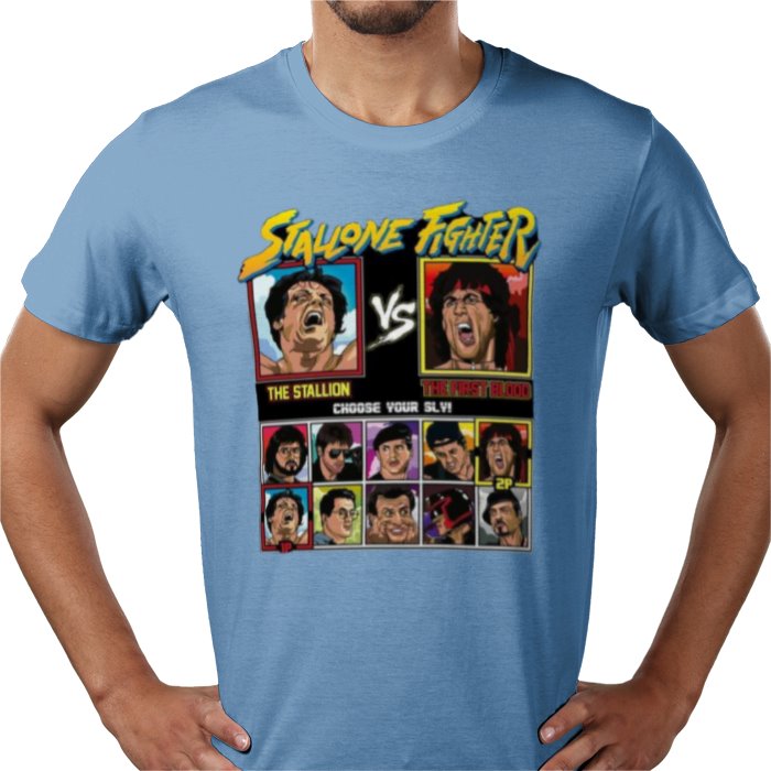 Sylvester Stallone & Street Fighter - Stallone Fighter T-shirt