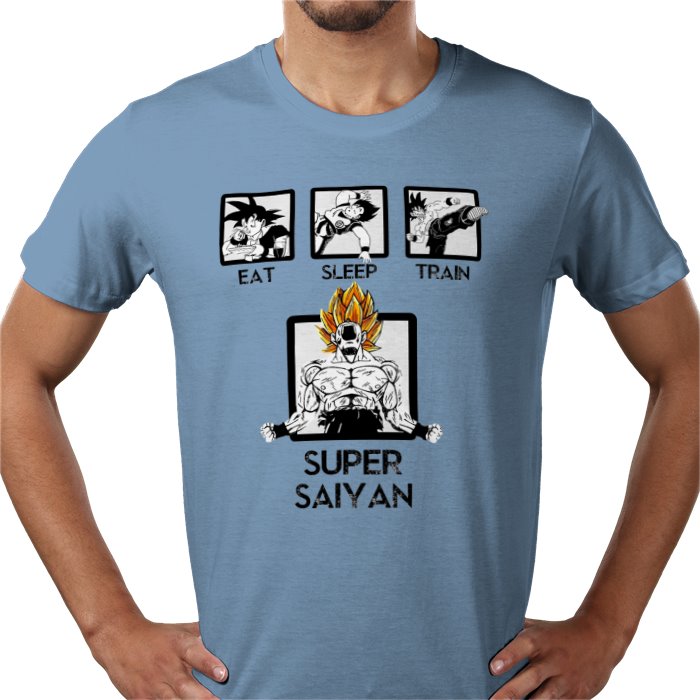 Dragonball Z - Eat Sleep Train T-shirt