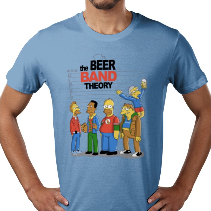 The Simpsons & Big Bang Theory - Beer Band Theory T-shirt