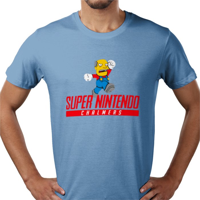 Super Nintendo & Super Mario Bro's & The Simpsons - Super Nintendo Chalmers T-shirt