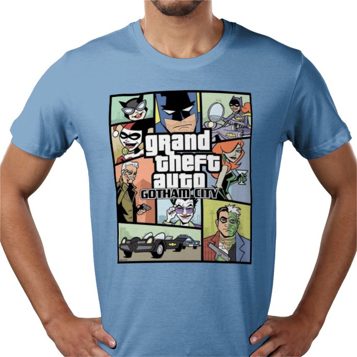 Batman & Grand Theft Auto - Grand Theft Auto Gotham T-shirt