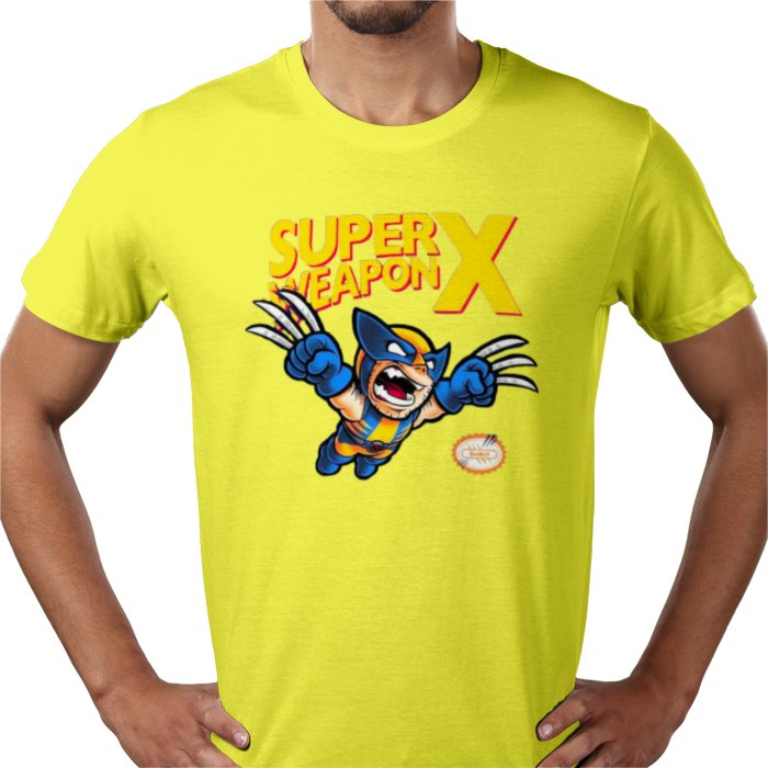 Super Mario Bro's & Wolverine - Super Weapon X T-shirt