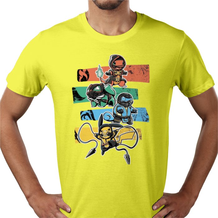 Pokémon & Mortal Kombat - Kombat Starters T-shirt