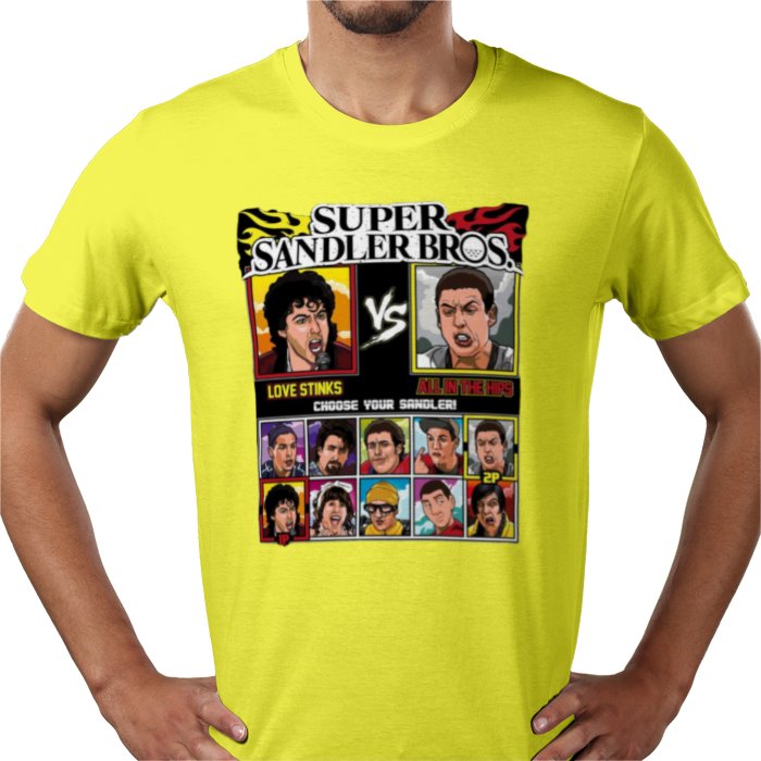 Super Smash Bro's & Adam Sandler - Super Sandler Bro's T-shirt