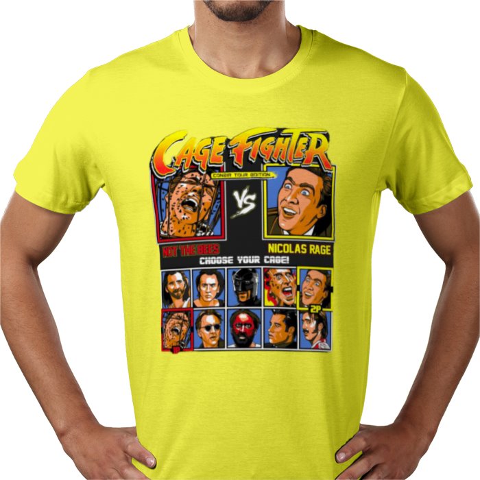 Nicholas Cage & Street Fighter - Cage Fighter T-shirt