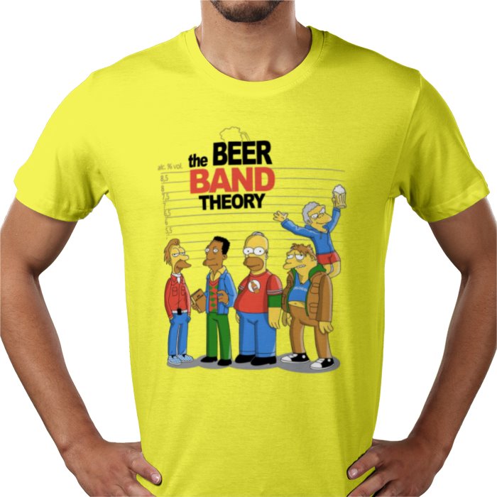 The Simpsons & Big Bang Theory - Beer Band Theory T-shirt