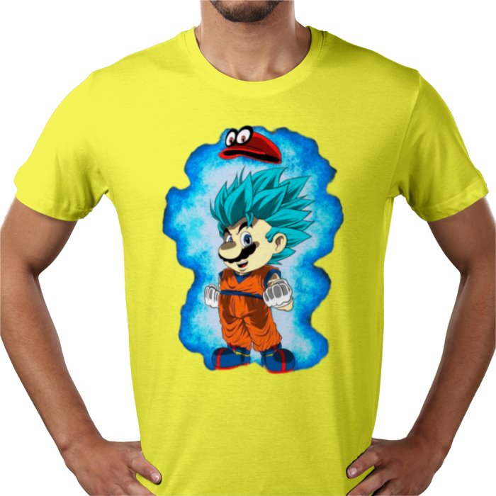 Dragonball Z & Super Mario Bro's - Saiyan Bro's T-shirt