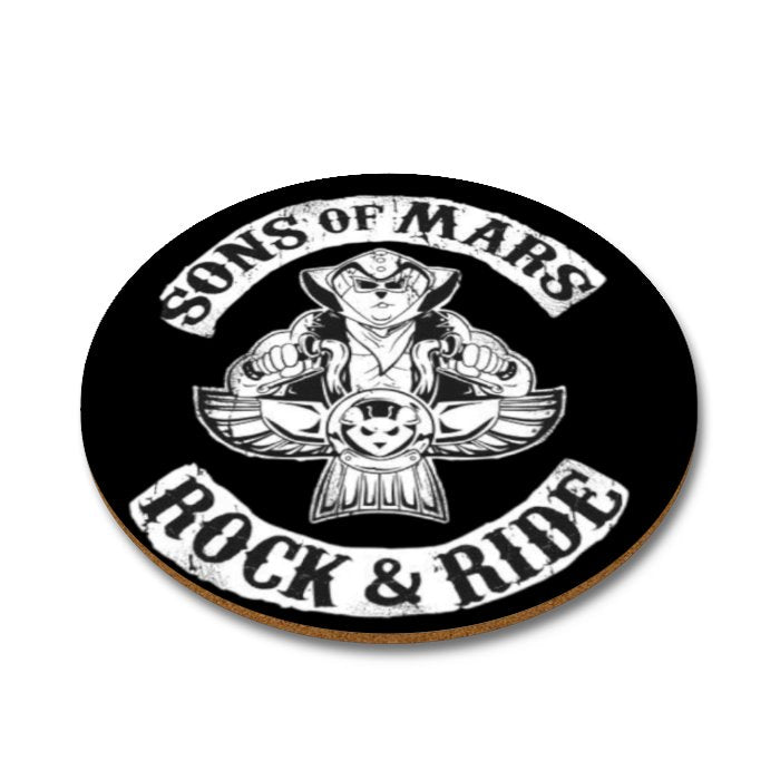 Biker Mice From Mars x Sons Of Anarchy - Sons Of Mars Round Coasters