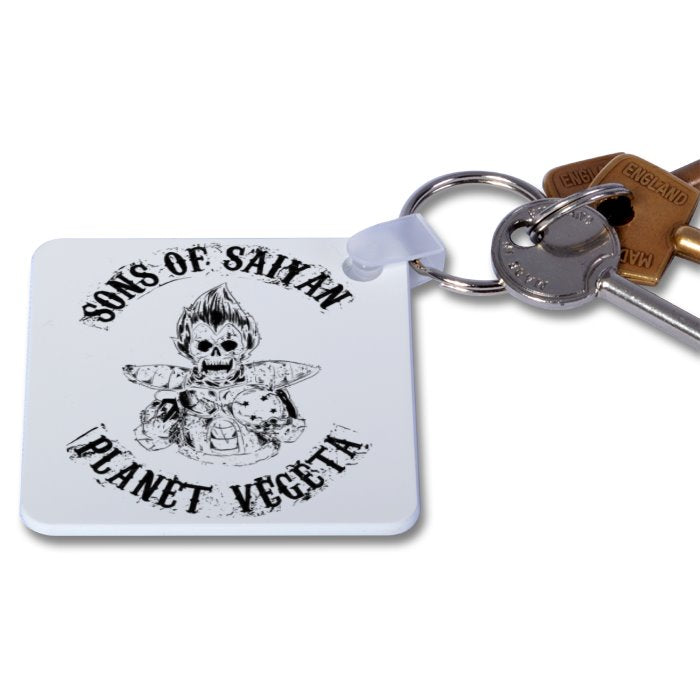 Dragonball Z x Sons Of Anarchy - Sons Of Saiyan's Key Ring
