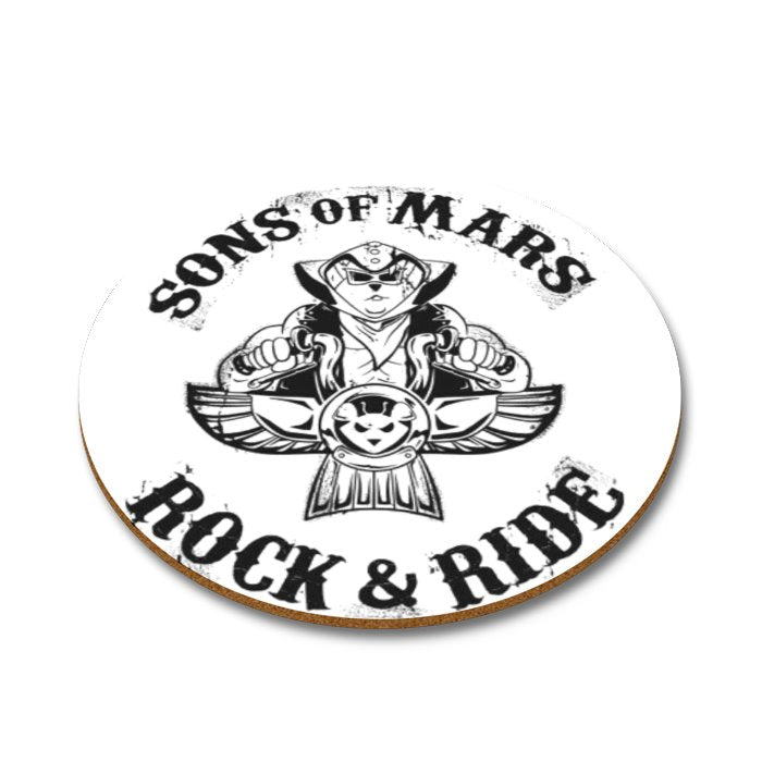 Biker Mice From Mars x Sons Of Anarchy - Sons Of Mars Round Coasters