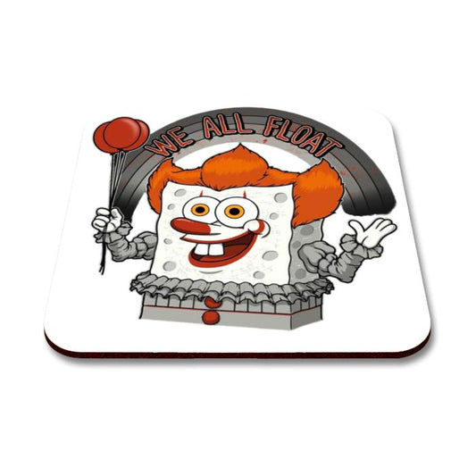 Pennywise IT x SpongeBob Square Pants Square Coaster