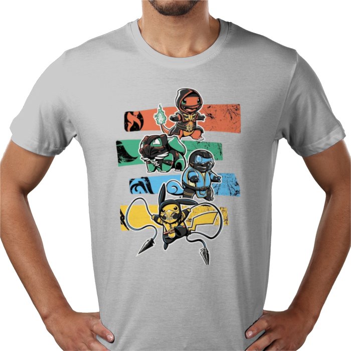 Pokémon & Mortal Kombat - Kombat Starters T-shirt