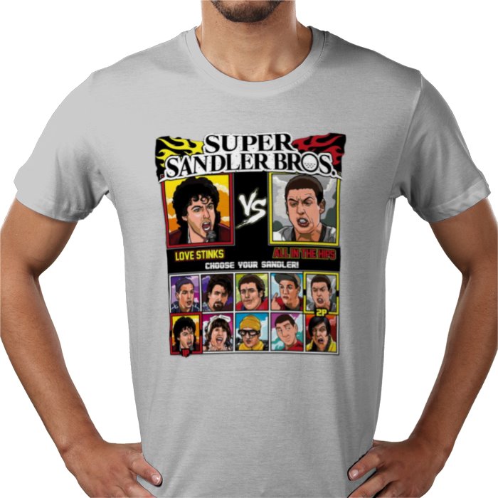 Super Smash Bro's & Adam Sandler - Super Sandler Bro's T-shirt