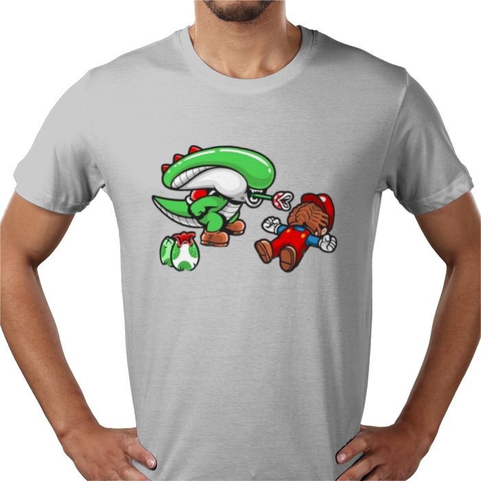 Super Mario Bro's & Alien - Xenomorph Bro's T-shirt