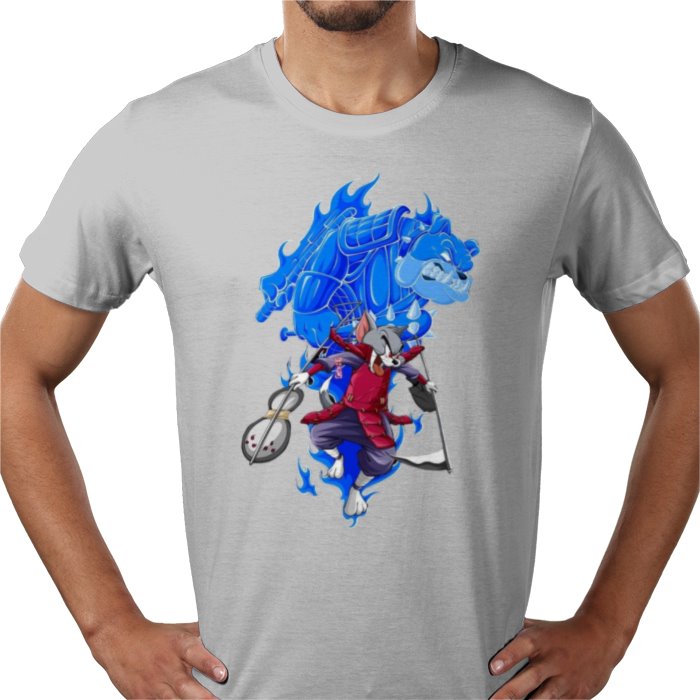Tom & Jerry & Naruto - Tom/Madara T-shirt