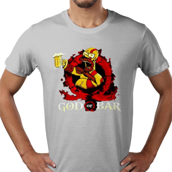 The Simpsons & God Of War - God Of Bar T-shirt