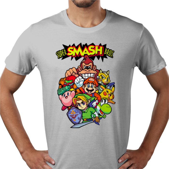 Super Smash Bros - Collage T-shirt