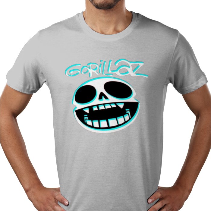 Gorillaz - Skull Cover T-Shirt