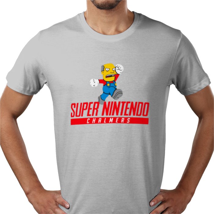 Super Nintendo & Super Mario Bro's & The Simpsons - Super Nintendo Chalmers T-shirt