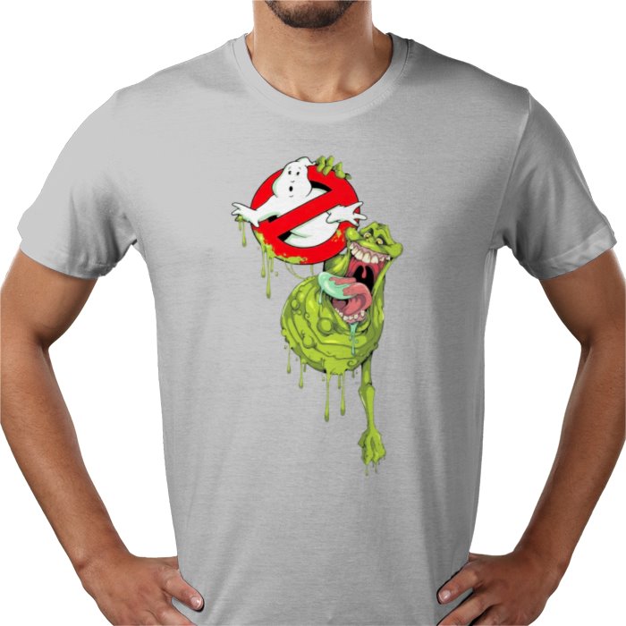 Ghostbusters - Slimer & Logo T-shirt