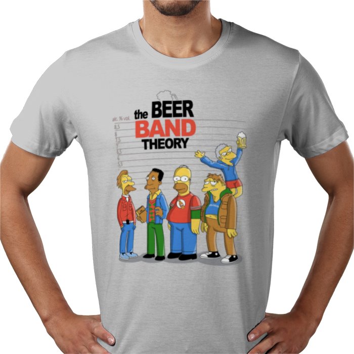 The Simpsons & Big Bang Theory - Beer Band Theory T-shirt