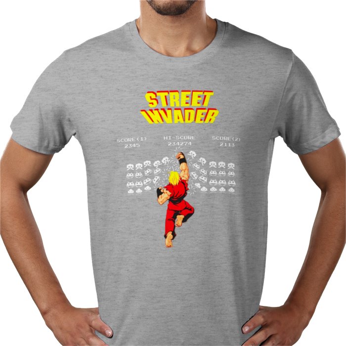 Street Fighter x Space Invaders — Street Invader T-Shirt