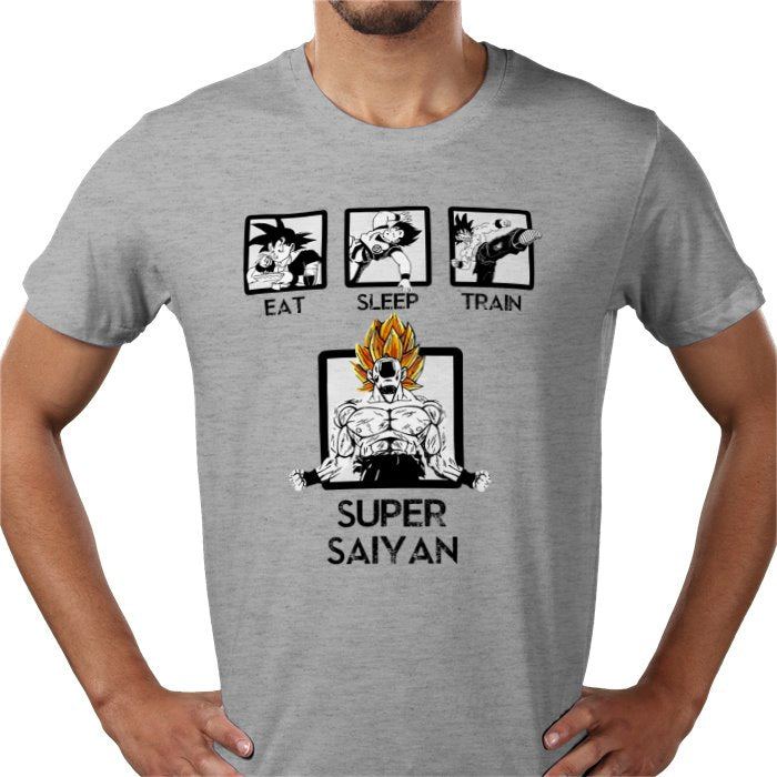 Dragonball Z - Eat Sleep Train T-shirt