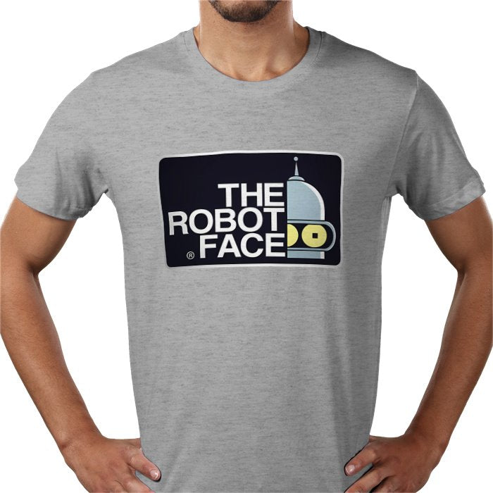 Futurama x The North Face Parody - The Robot Face T-Shirt