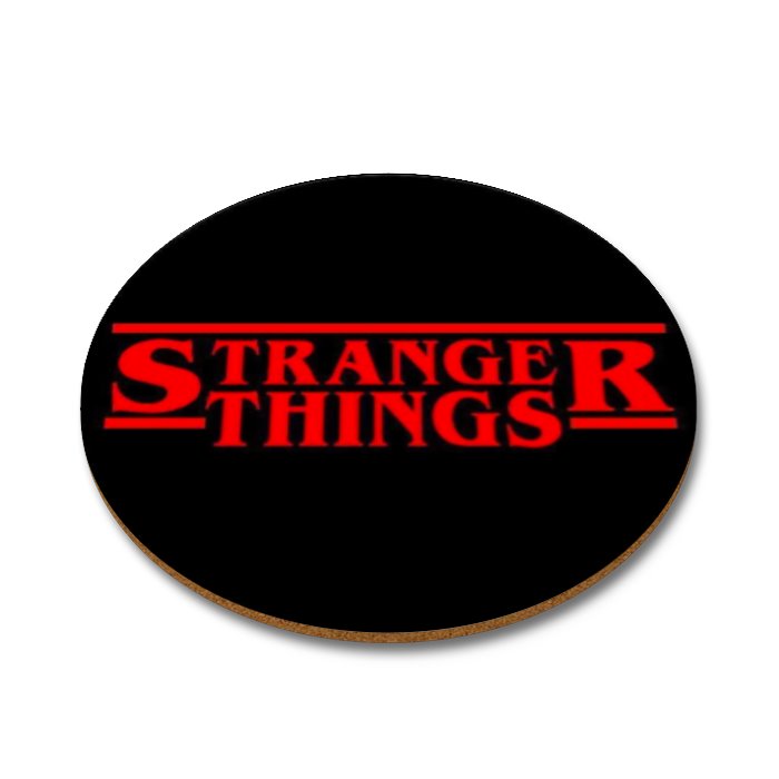 Stranger Things Logo Round Coasters