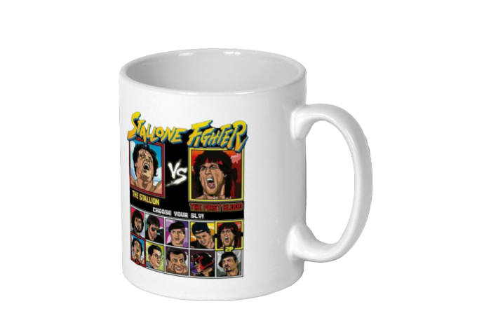 Sylvester Stallone & Street Fighter - Stallone Fighter Mug