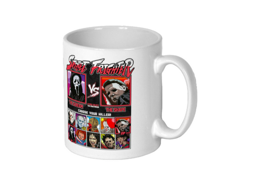 Horror Movies & Street Fighter - Street Frighter Mug