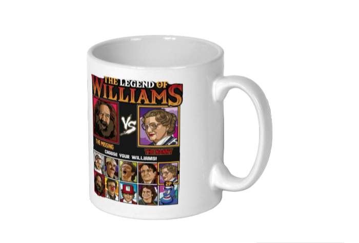 Robin Williams & The Legend Of Zelda -The Legend Of Williams Mug